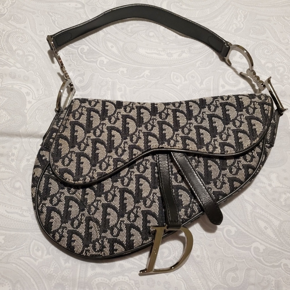 Christian Dior Oblique Mini Saddle Bag